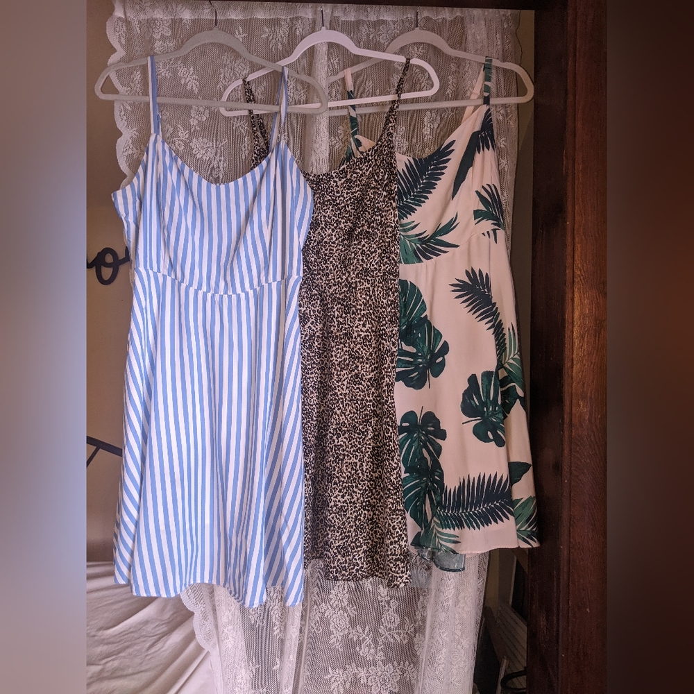 Lot of 3 Old Navy Cami Dresses XL